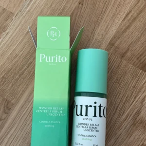 Purito Wonder Relief Centella Serum  - Purito Wonder Relief Centella Serum Unscented är ett veganskt ansiktsserum med centella asiatica, känt för sina lugnande och återfuktande egenskaper. Aldrig använt