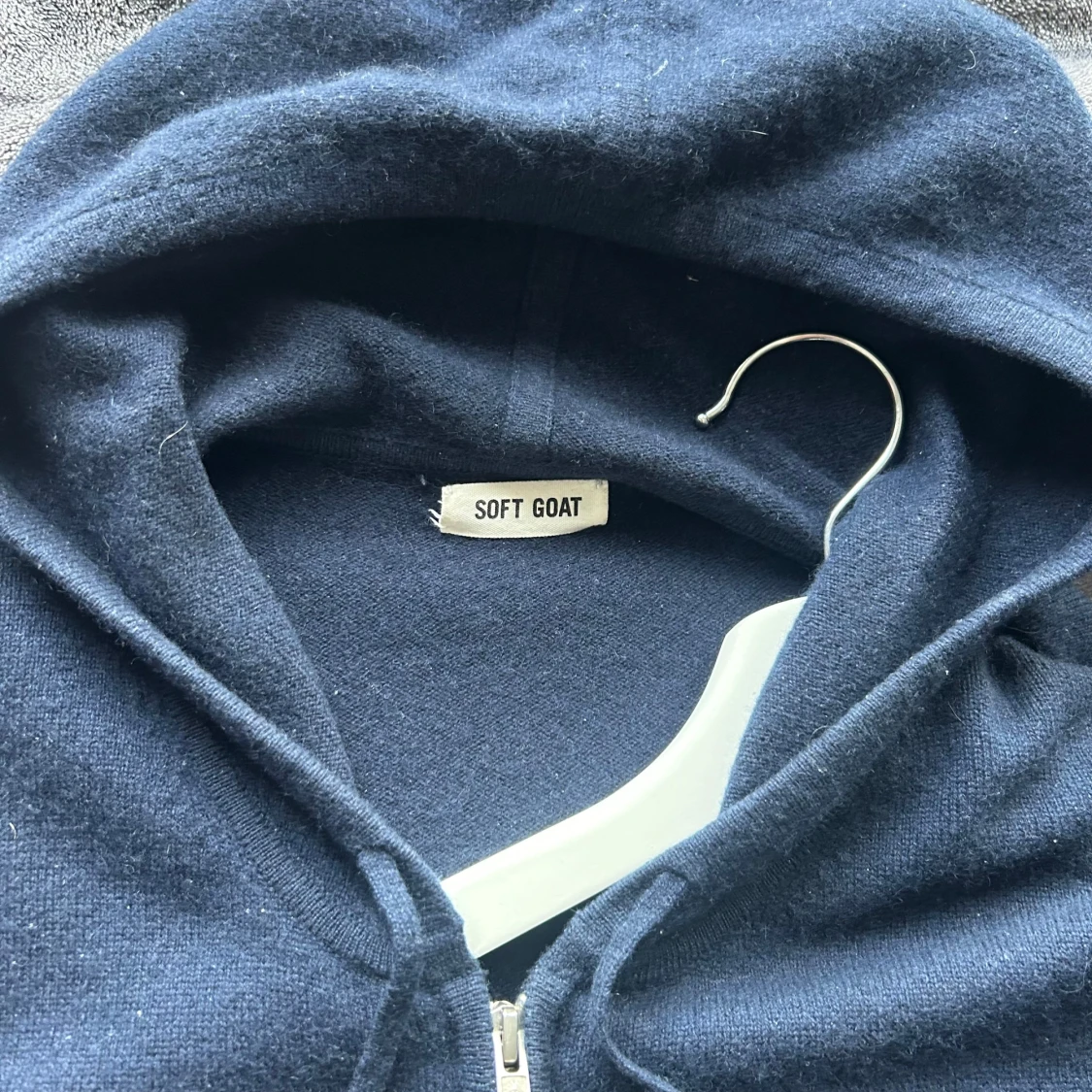 Soft goat 100 kashmir ziphoodie  - 2