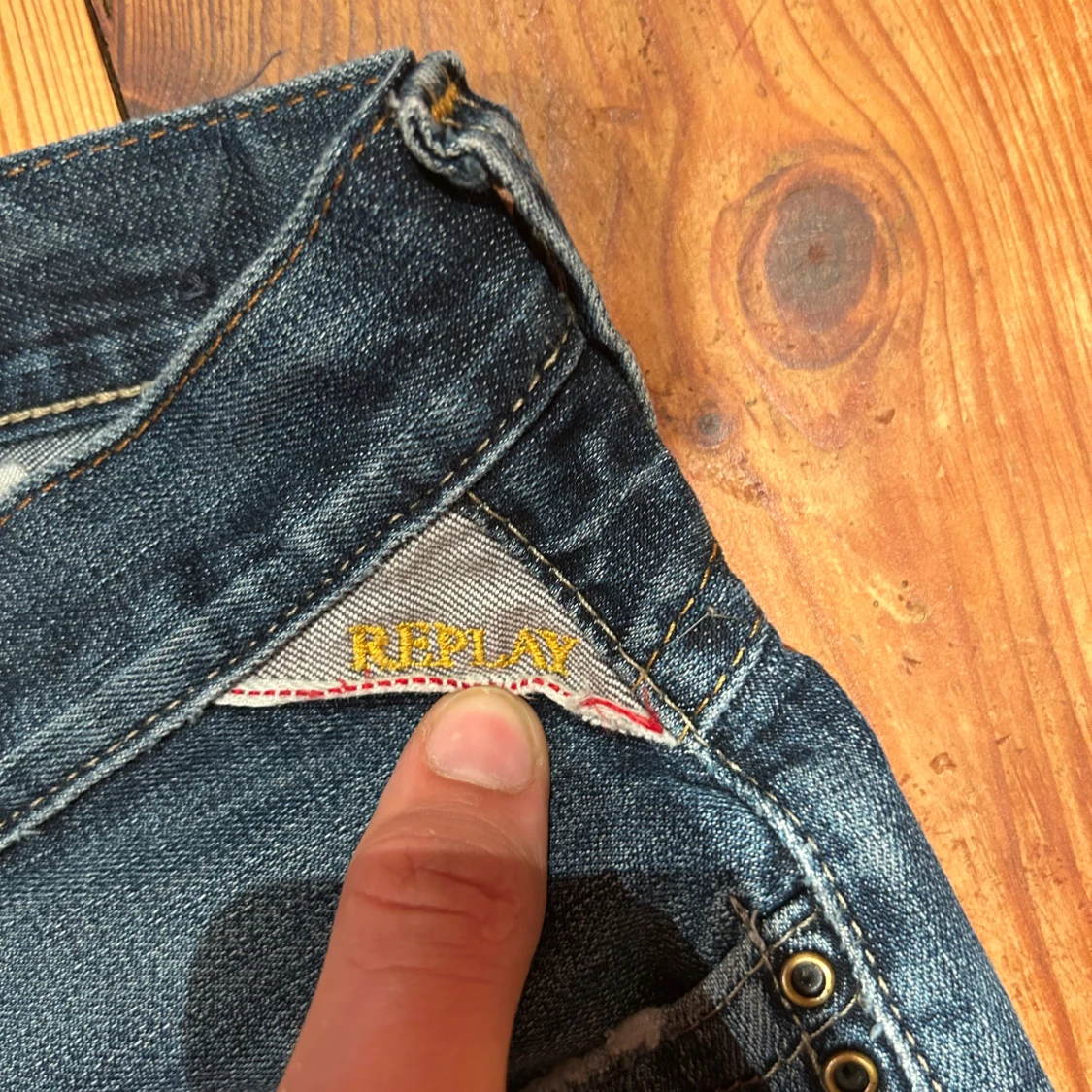 Replay blå jeansbyxor - 4