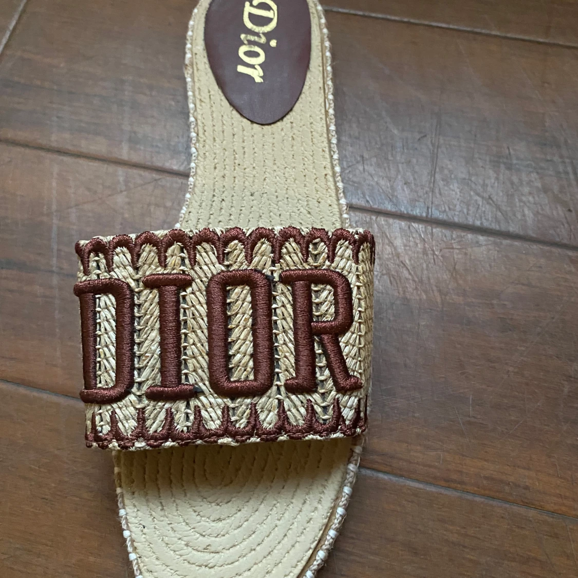 Danitii sandaler i flätad naturfiber - 1