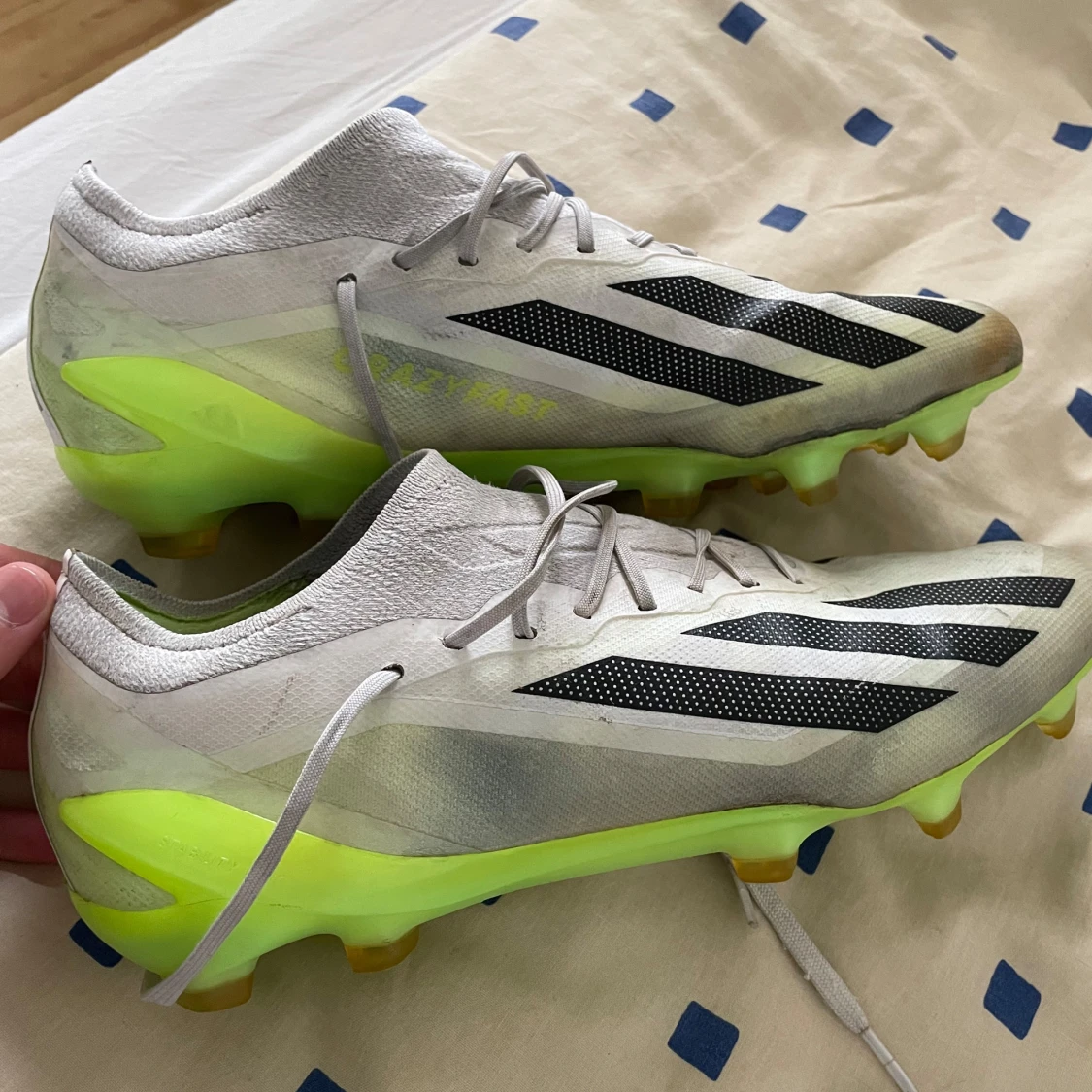 Adidas Crazyfast elite vita fotbollsskor - 1