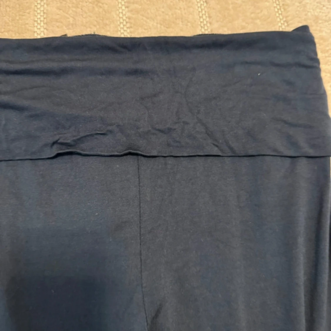 Marinblå folded yogapants Lager 157 - 1