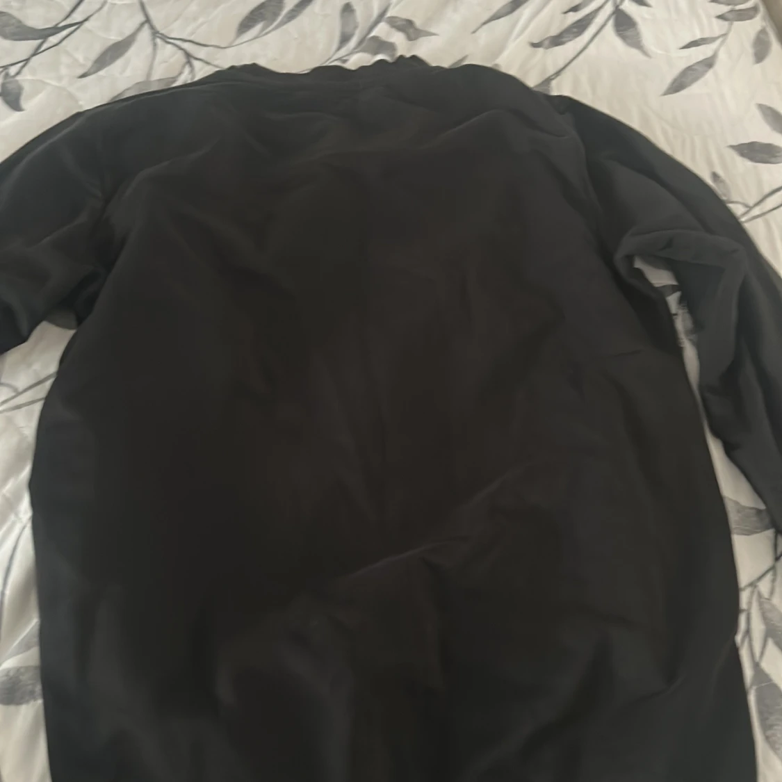 Svart Burberry sweatshirt med beige patch - 1