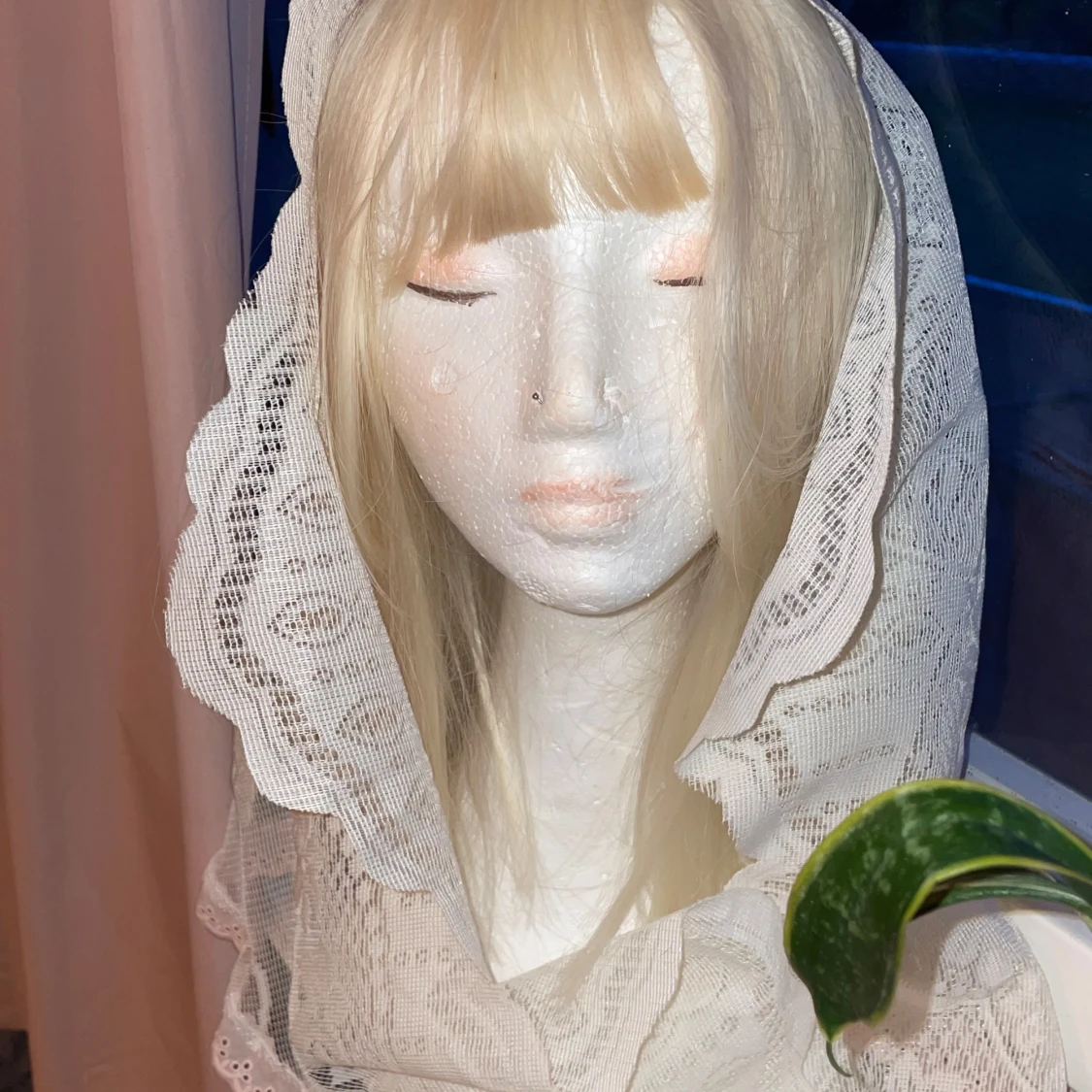 Triangle veil for Catholic mass  - 1