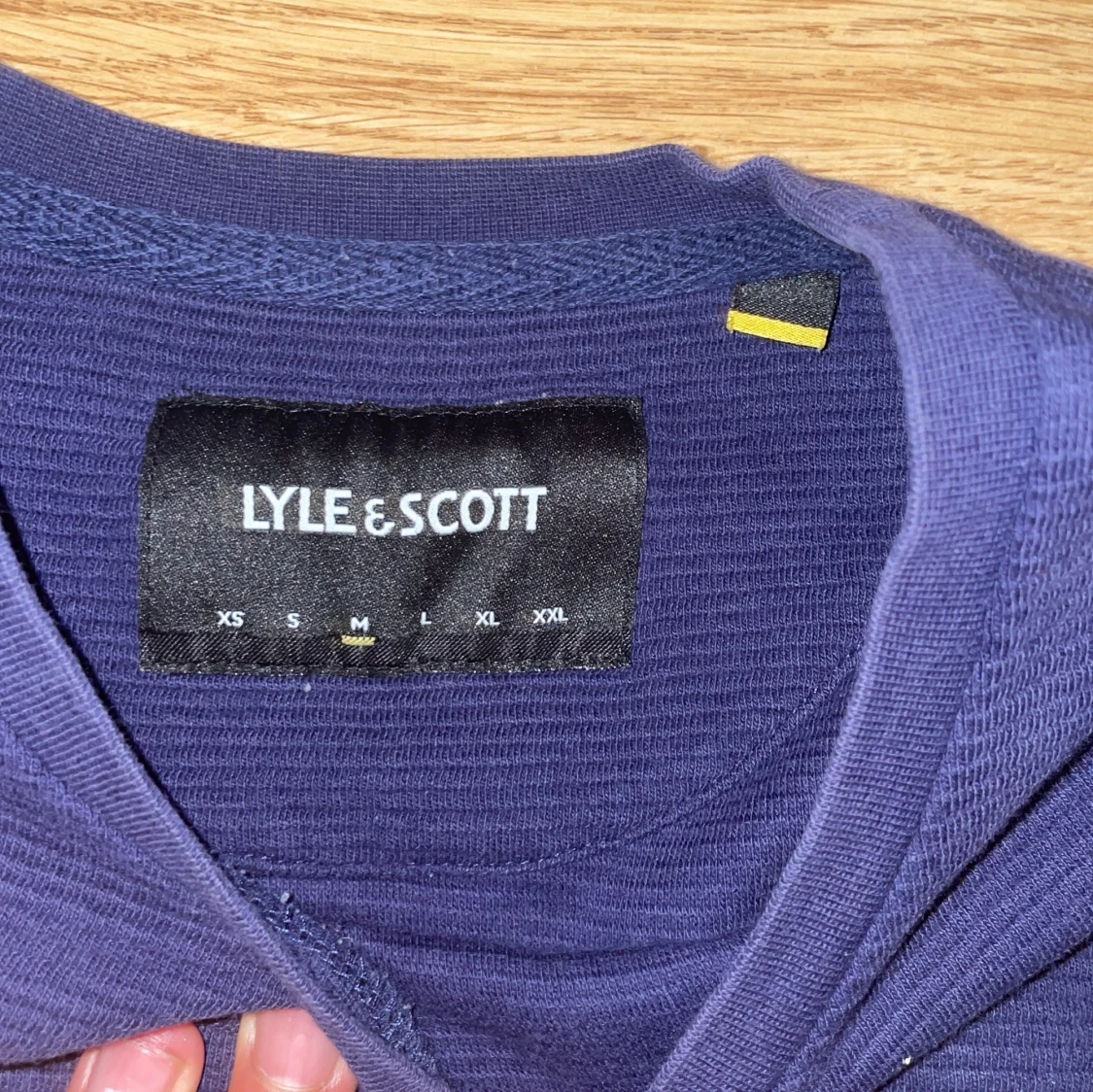 Mörkblå långärmad tröja Lyle & Scott - 3