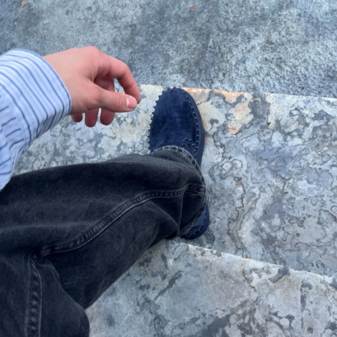 ♦️Louboutin Pik Boat Navy SUPER SÄLLSYNTA♦️ - 1