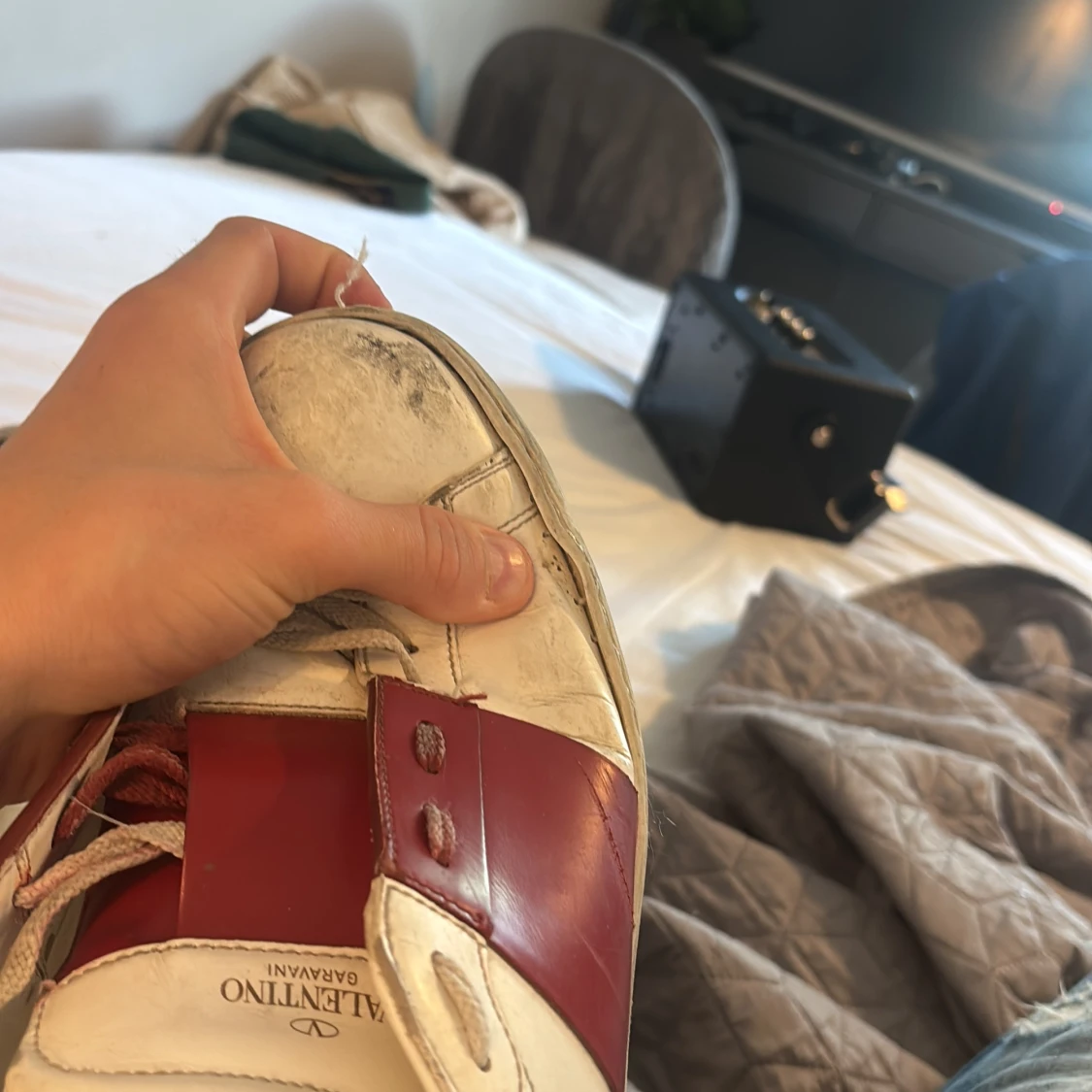 Valentino Garavani Open sneakers vit/röd - 4