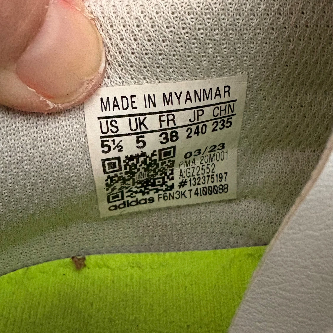 Vita adidas fotbollsskor strl 38 - 2