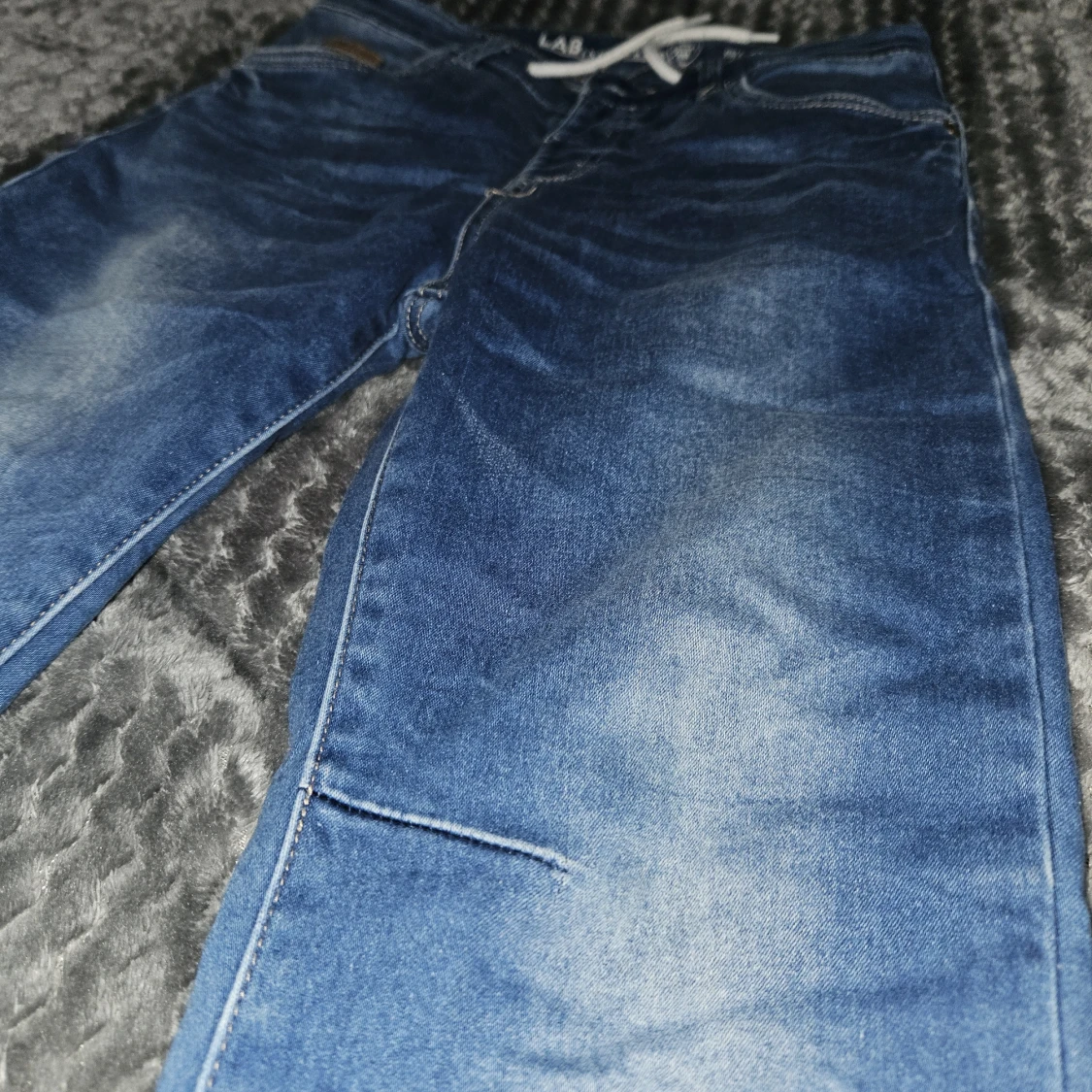 Blå relaxed fit jeans LAB Industries - 2