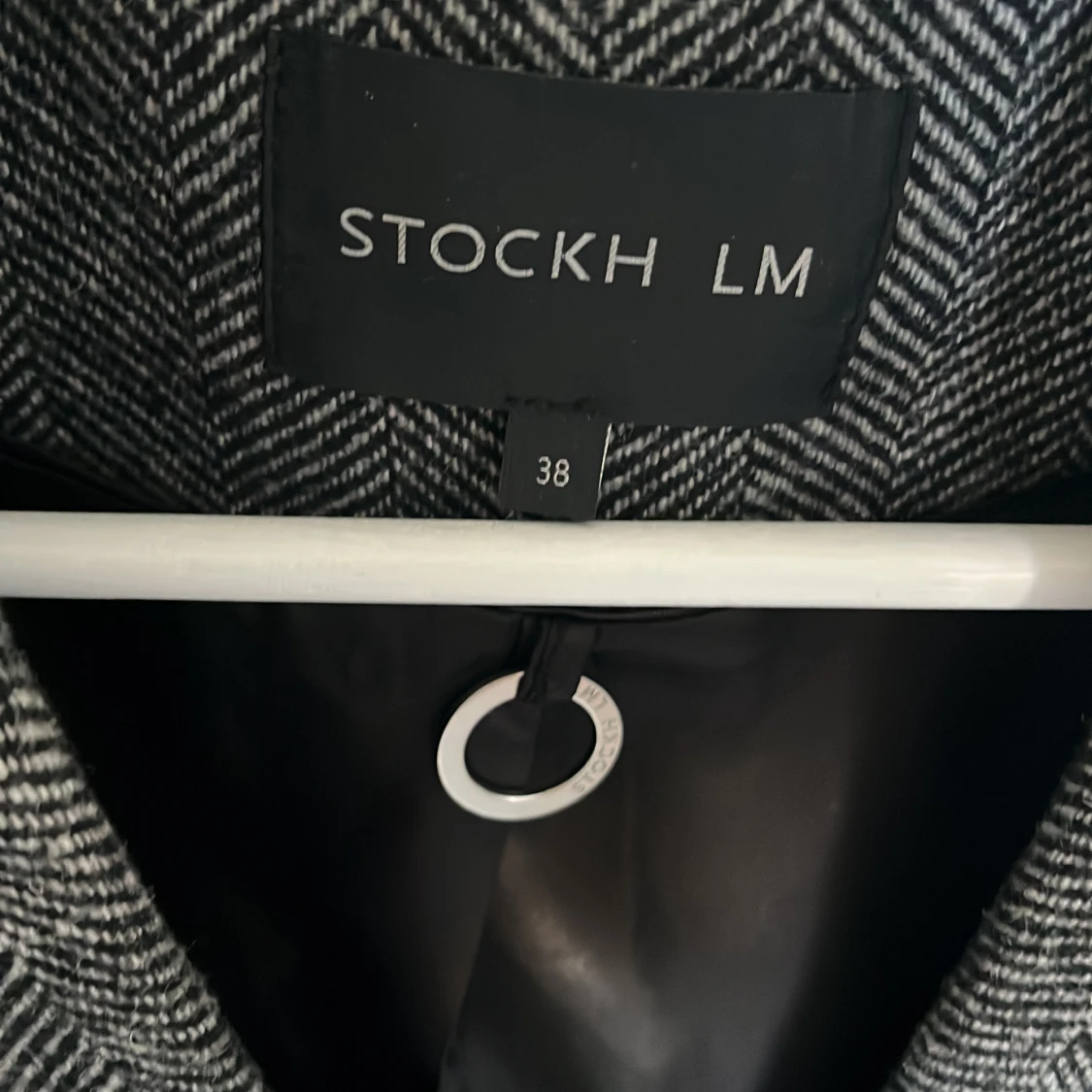 Grå kavaj i ullmix - 3