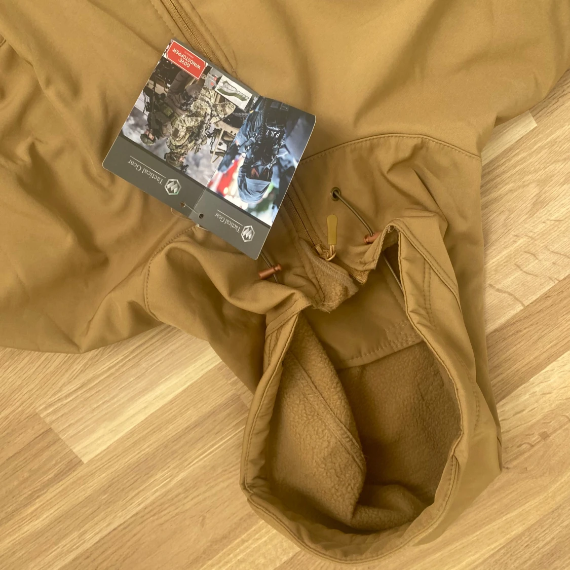 Tactical Gear camel vindjacka 4XL - 1