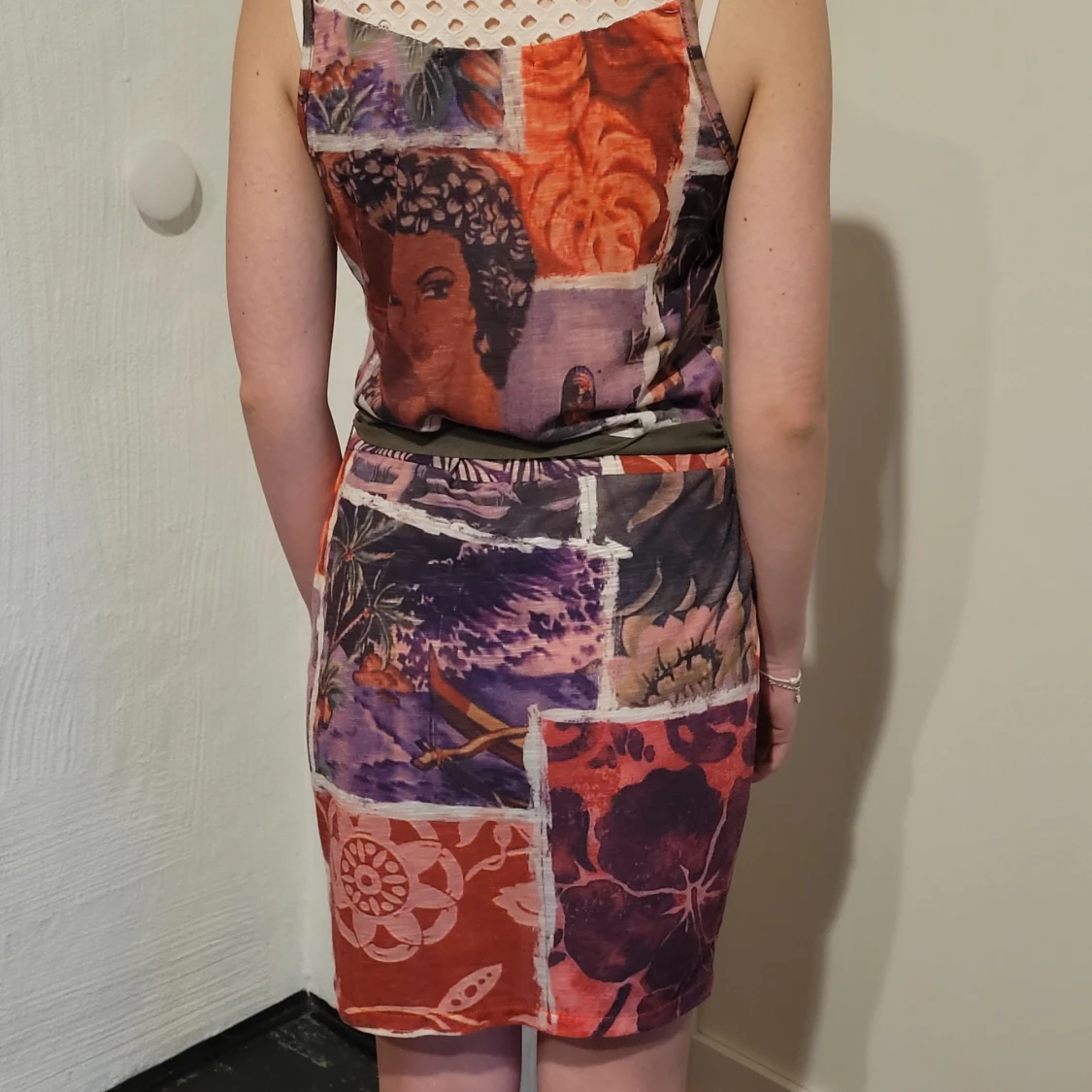 Desigual, flerfärgad klänning, stl M - 2