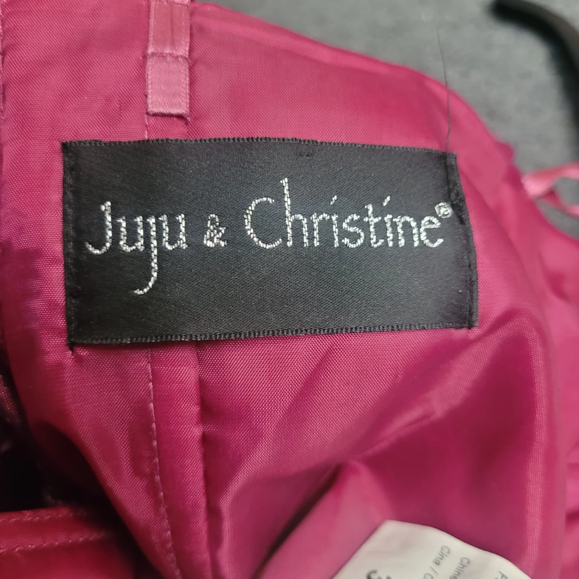 Mörkrosa långklänning från Juju & Christine - 3