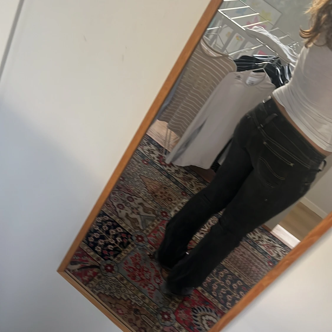 Svarta bootcut jeans från Replay - 1