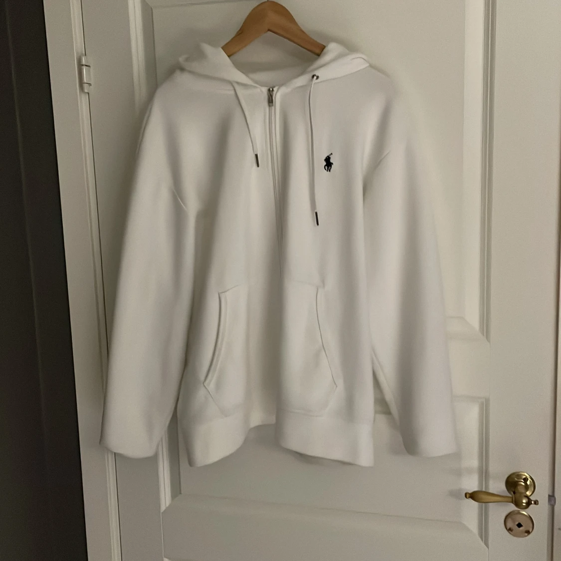 Vit hoodie från Polo Ralph Lauren