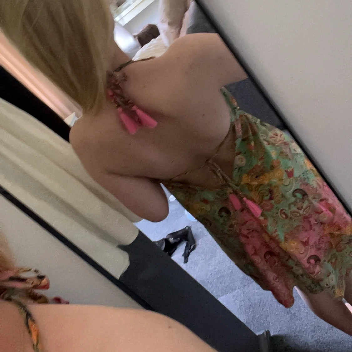 färgglad söt klänning - 2