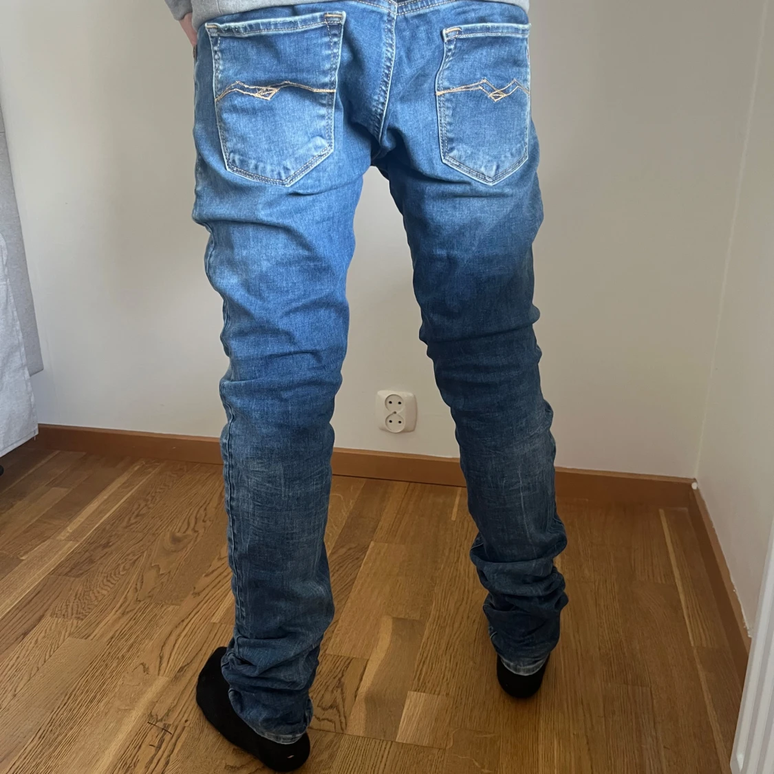 Ljusblåa replay jeans 