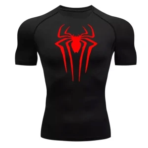 Tight t-shirt med spindeltryck - Säljer Spider-Man tröjor i fint skick. 125kr st eller paketpris för billigare.