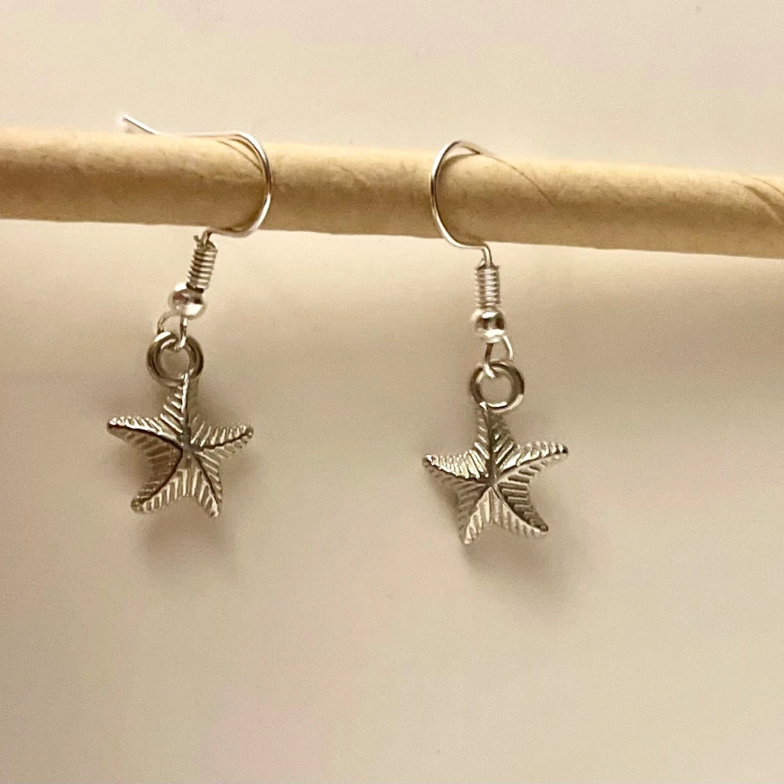 Sjöstjärnor örhängen silver imitation boho smycke  - 2