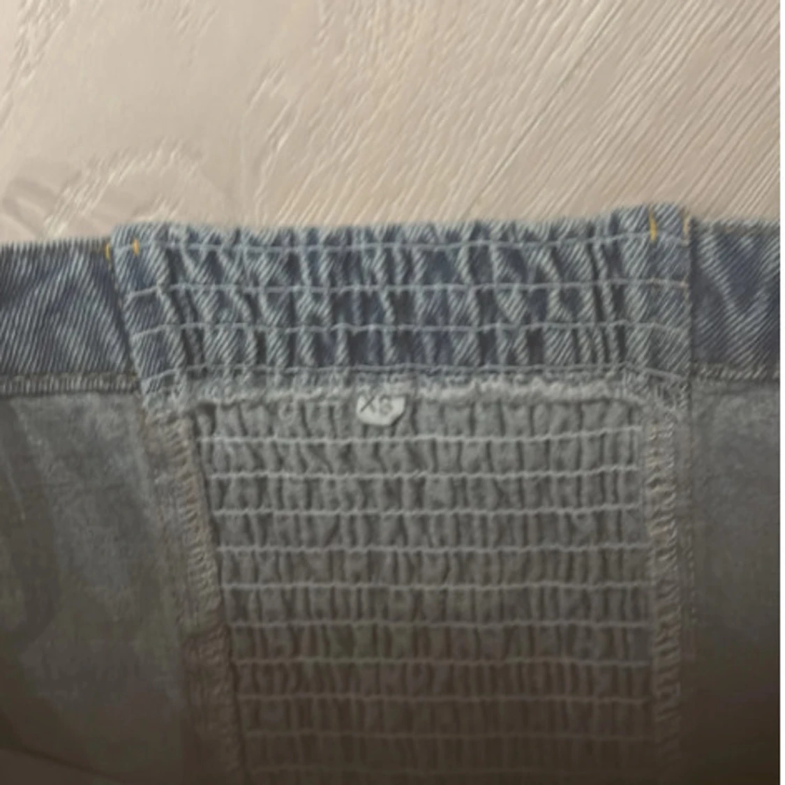 Jeans tubtopp med knappar - 2