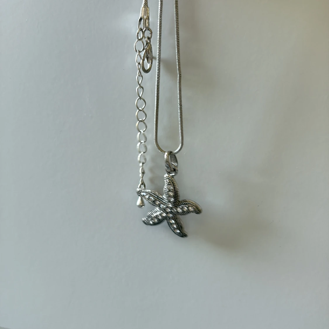 Halsband med sjöstjärna i silver - 1