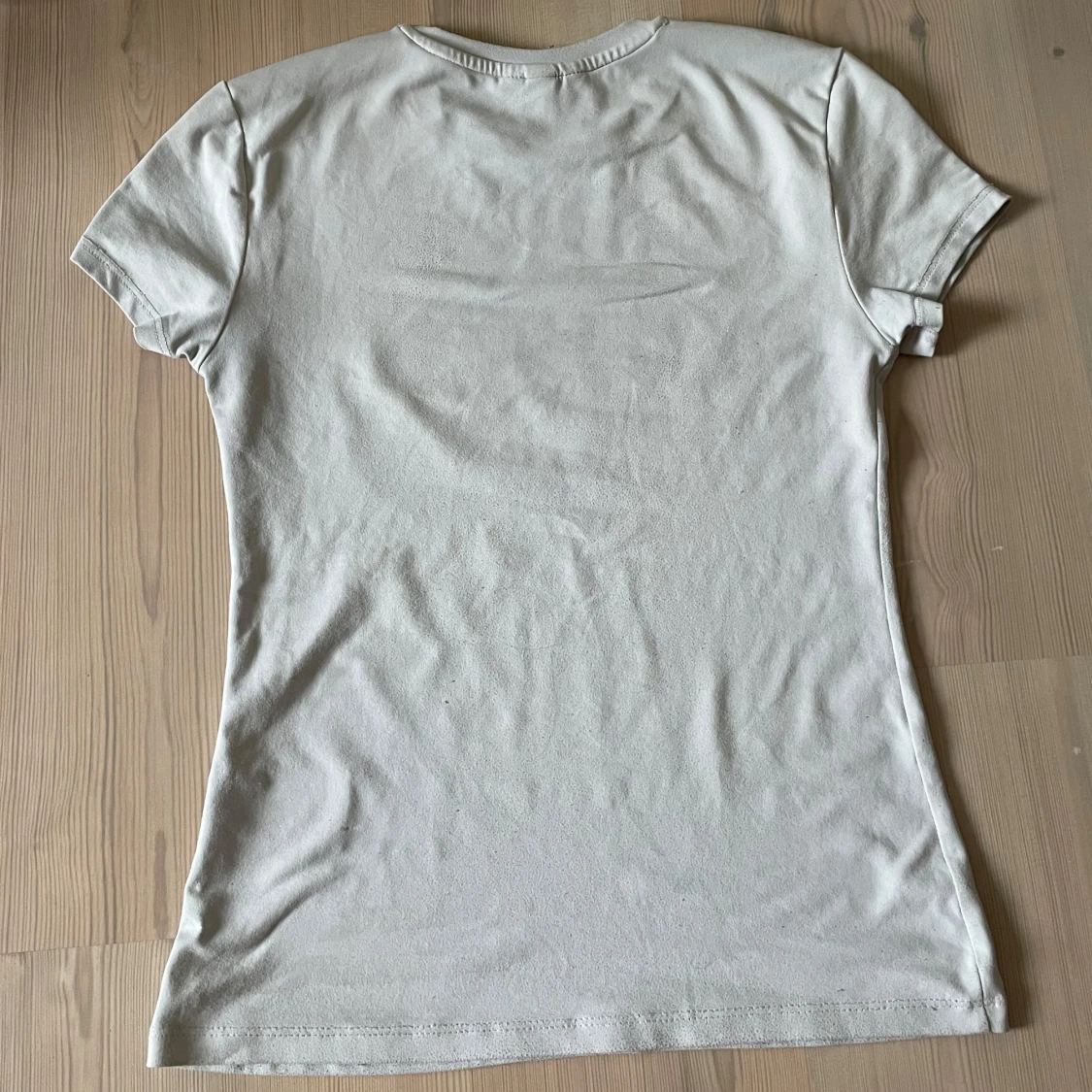 Vit figursydd t-shirt från H&M - 2
