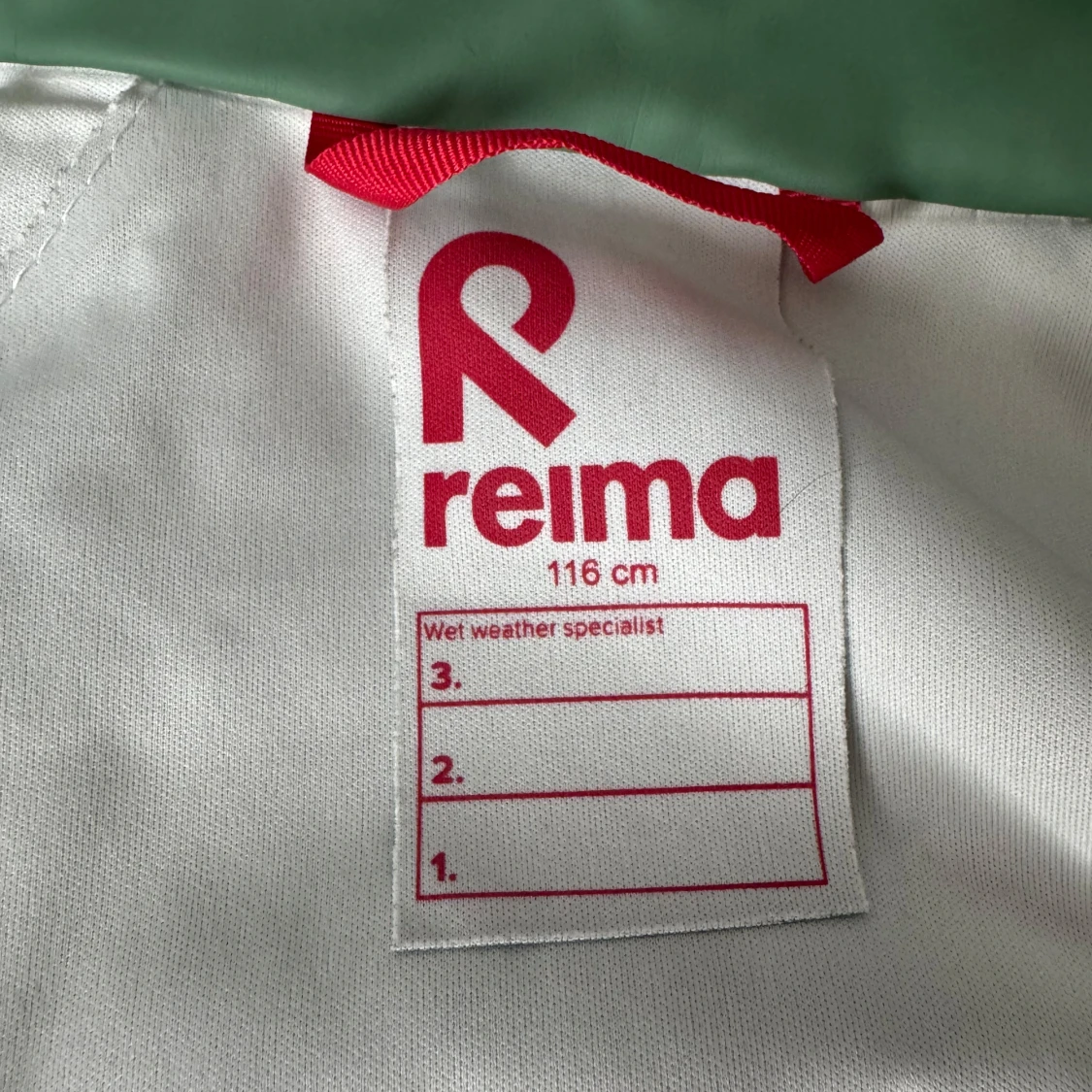 Grön regnjacka från Reima 116 cm - 2