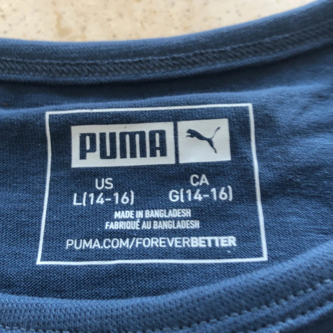 Blå ärmlös linnetopp från Puma - 3