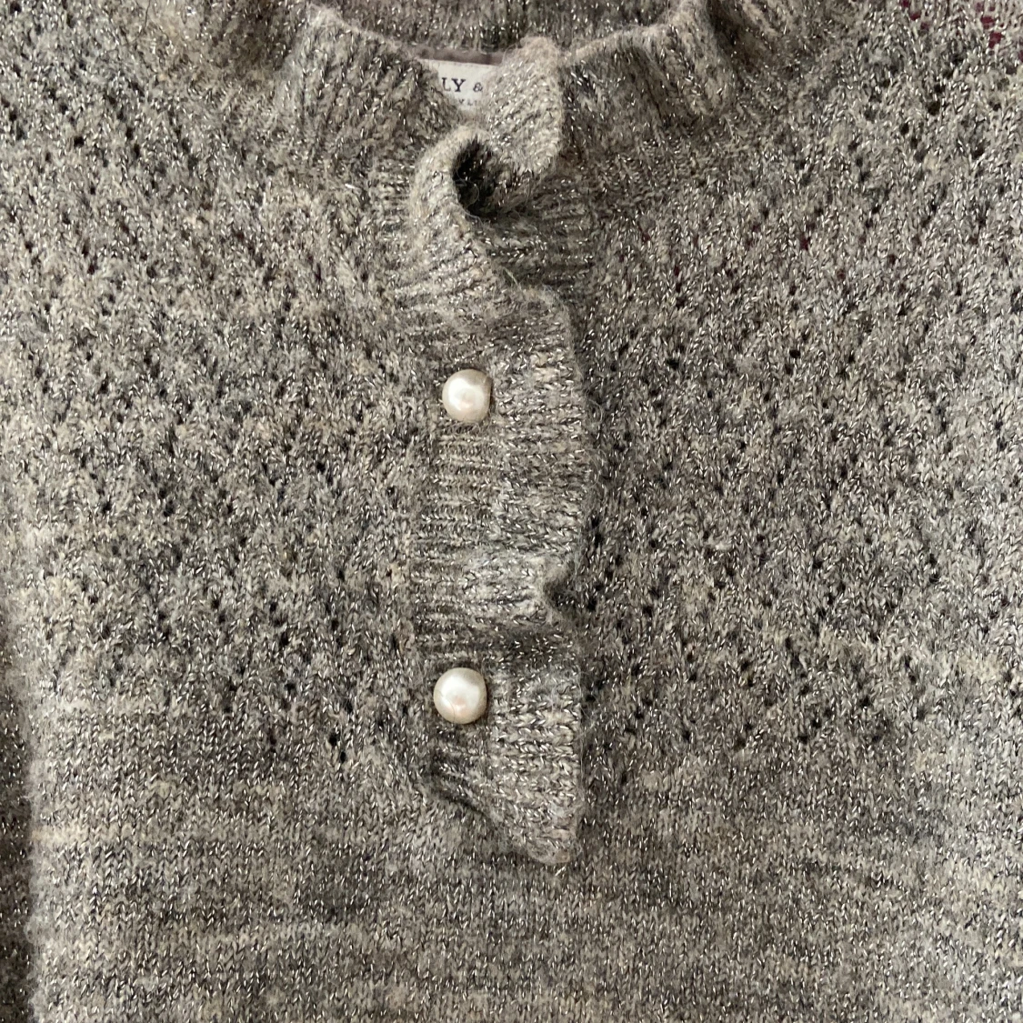 Grå stickad tröja Holly & Whyte XS - 3