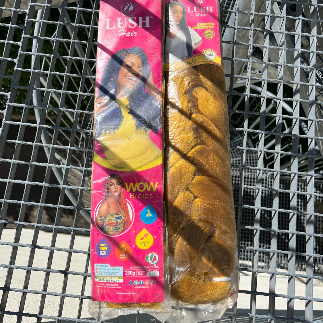 Lush Hair Wow Braids hår (Två paket) - 3