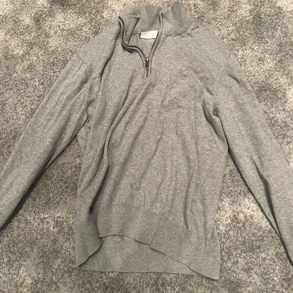 Grå half zip tröja från Grunt