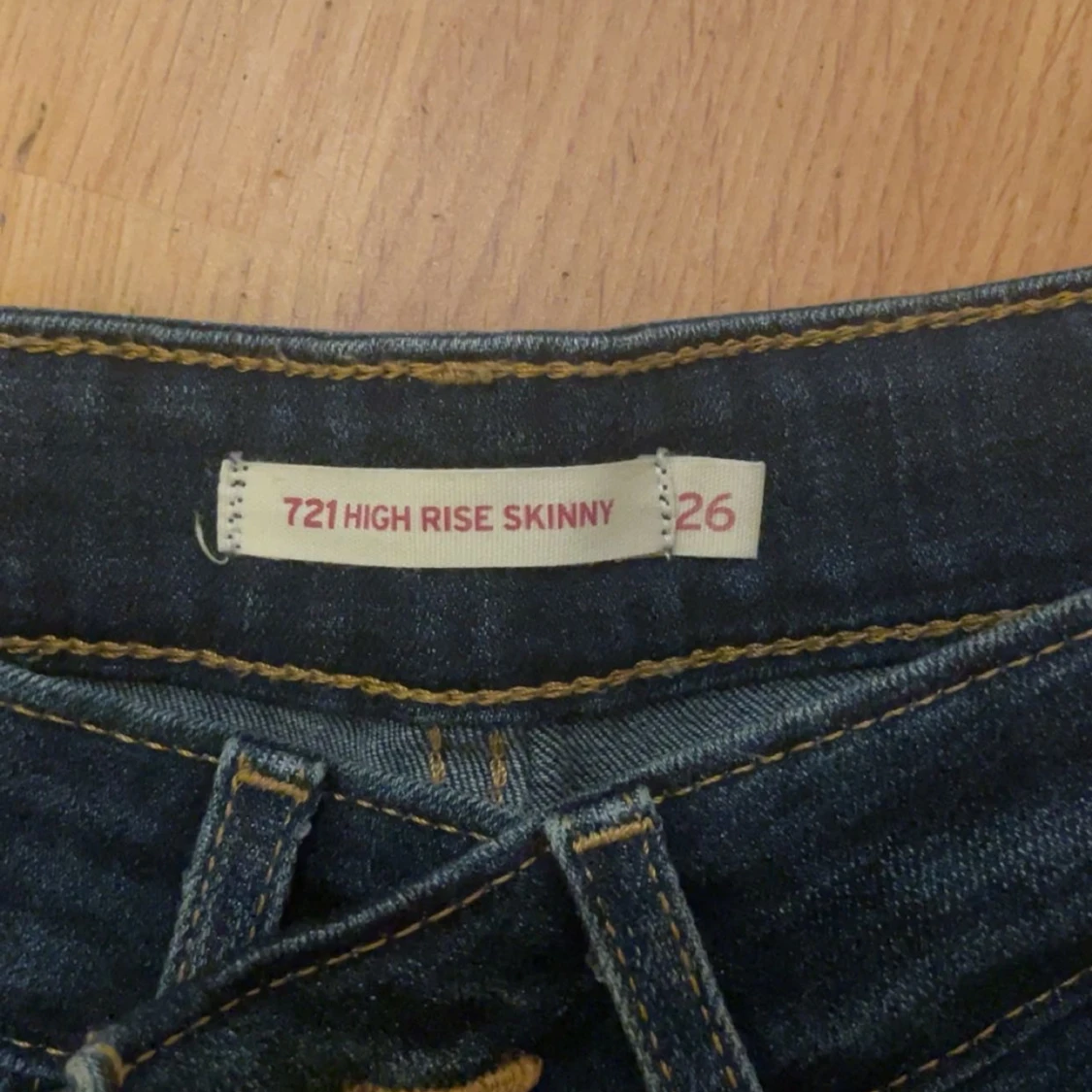 Levi's skinny jeans mörkblå - 4