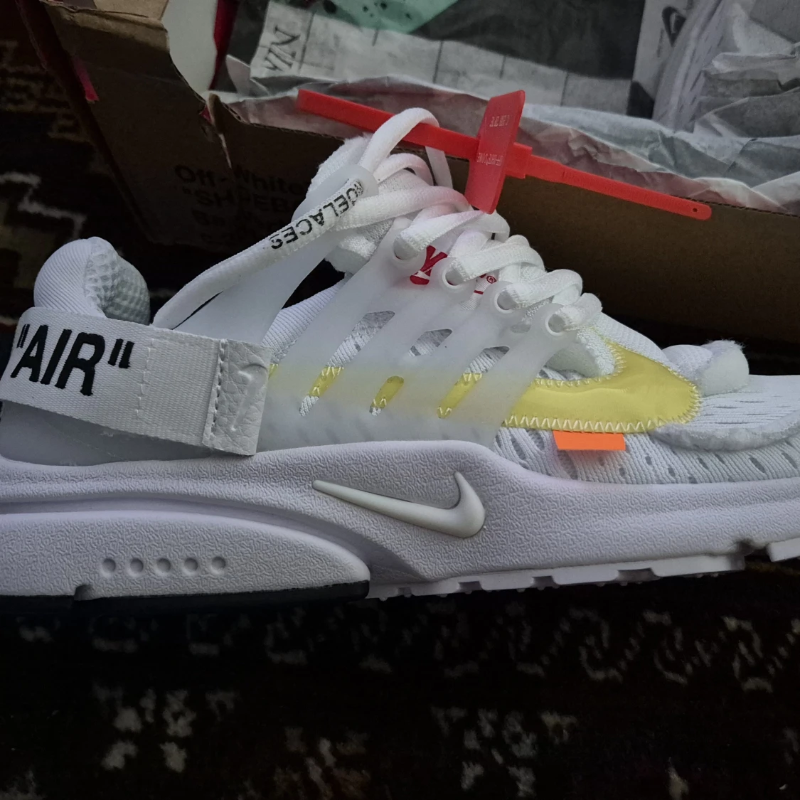 Nike Presto Off-White sneakers vit/gul - 1
