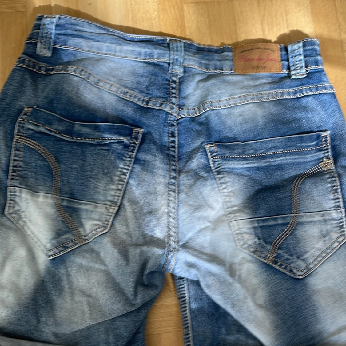 Blå jeansshorts från Place du Jour - 3