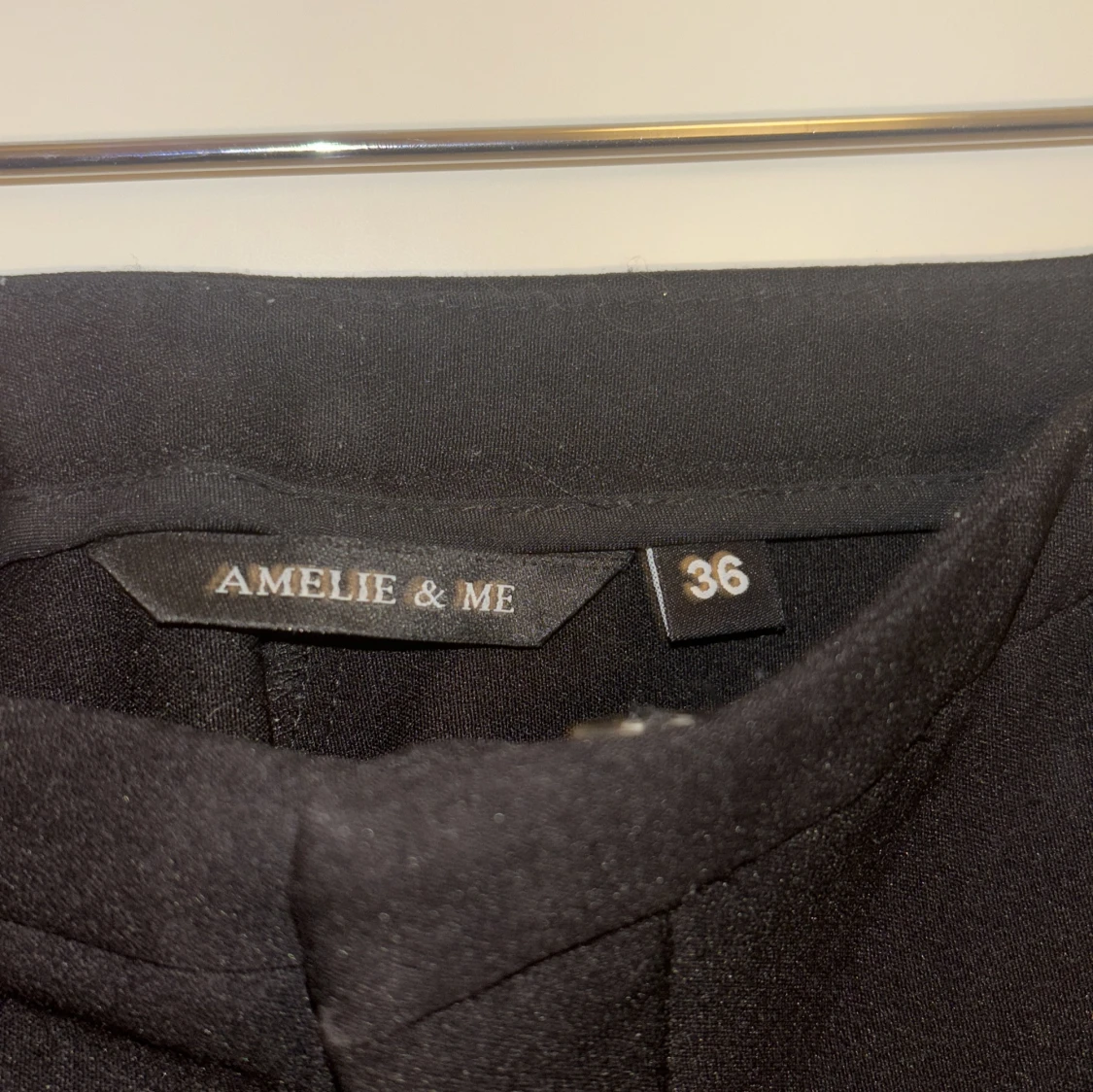 Svarta bootcut kostymbyxor  - 2