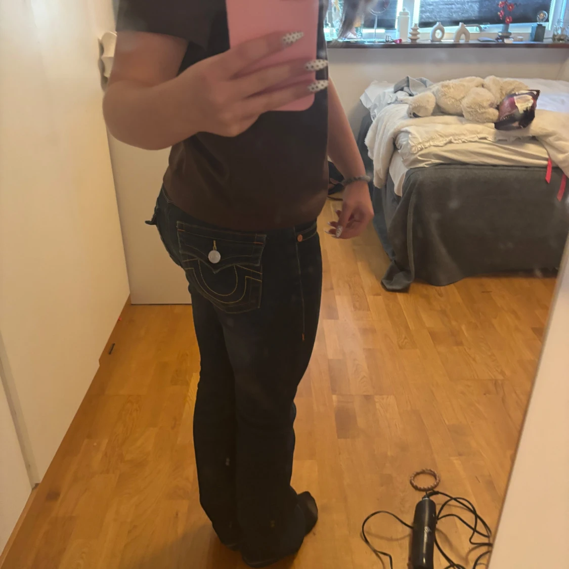 True Religion bootcut jeans mörkblå - 1