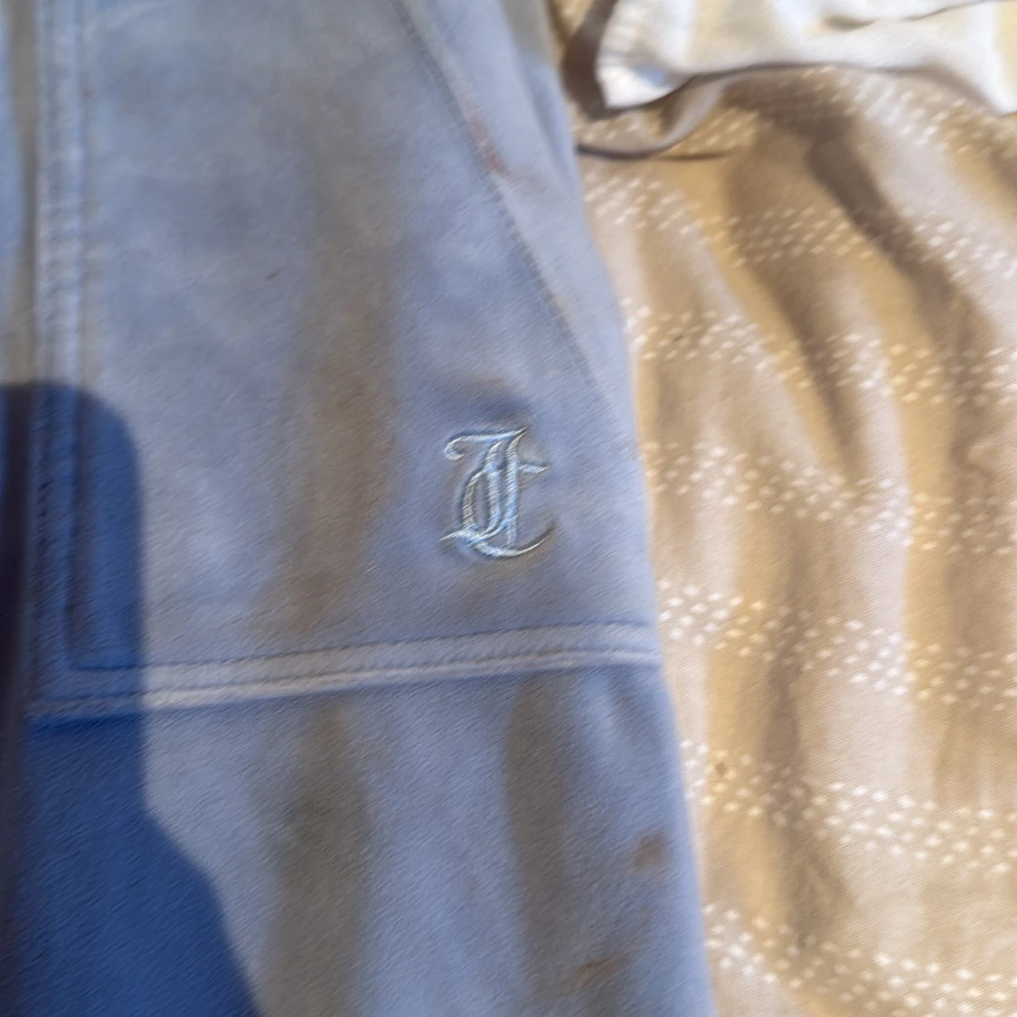 Blå velourbyxor Juicy Couture XS - 1