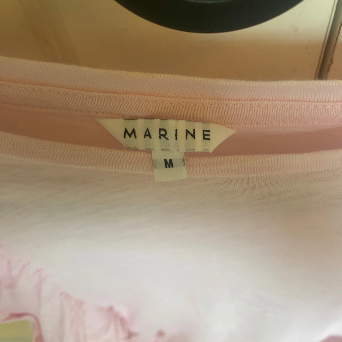 Ljusrosa volangtopp - 3