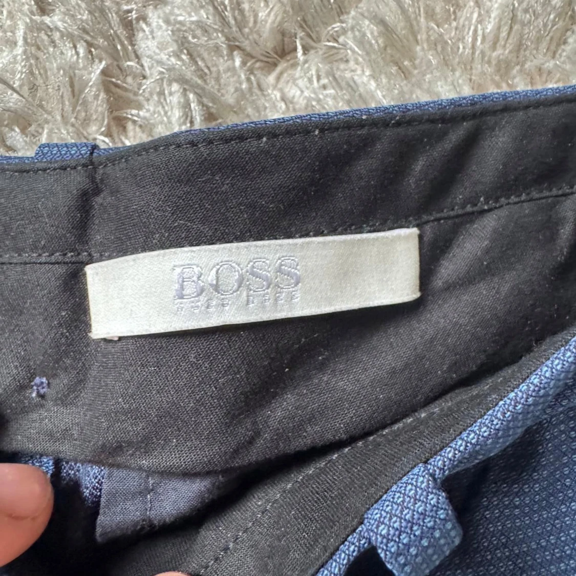 Mörkblå kostymbyxor från BOSS - 1