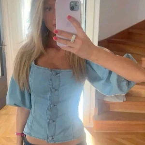 Ljusblå jeanstopp - Jätte söt jeans topp från zara💕💕