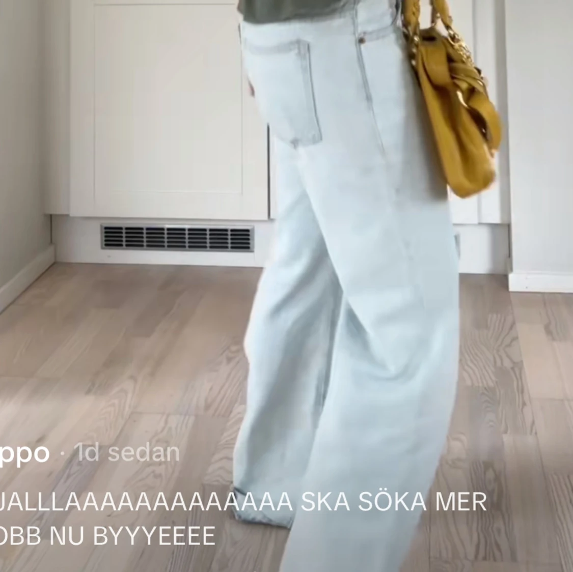 Ljusa jeans med vida ben - 2