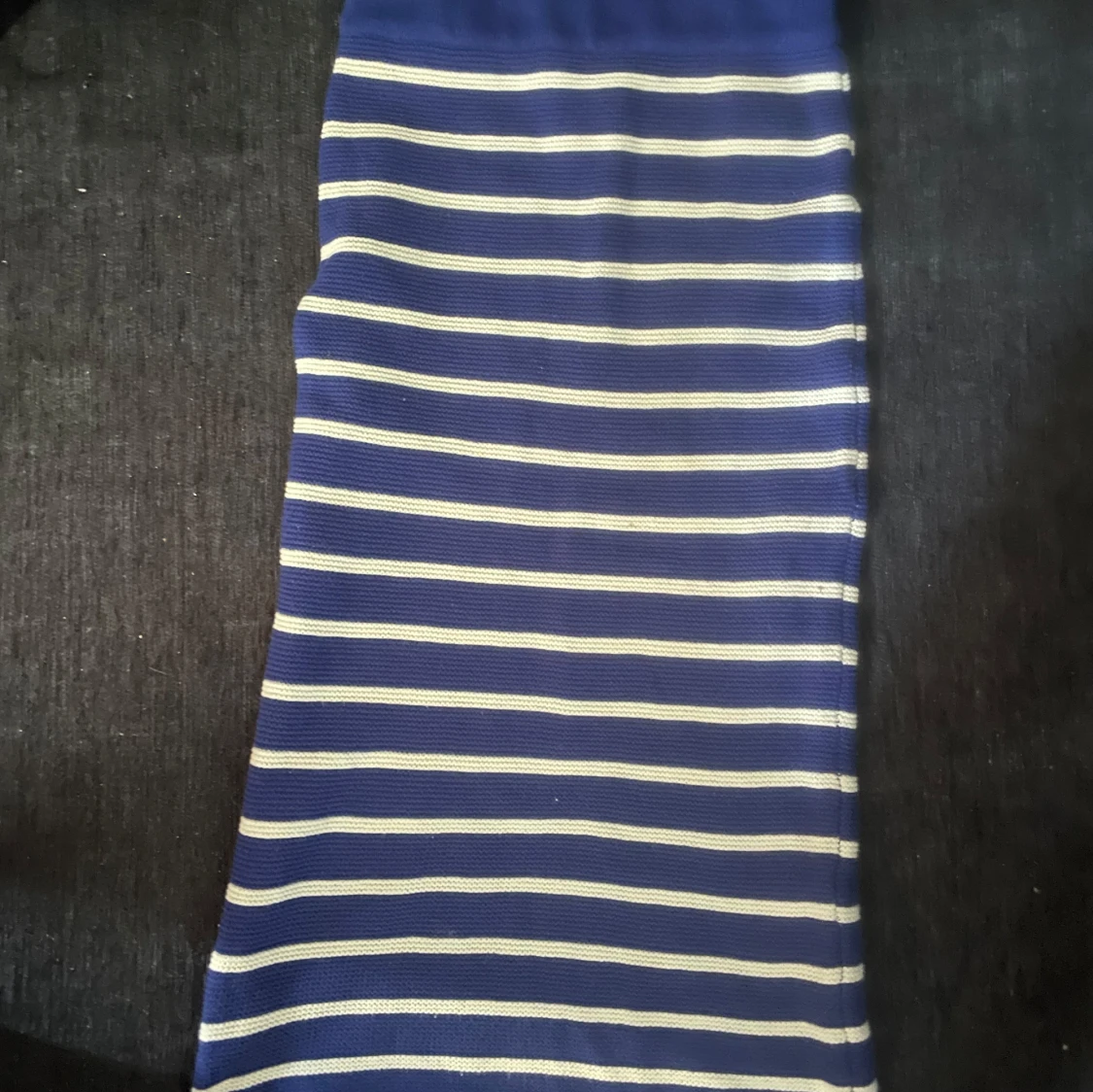 Blå och vit randig kjol - 3