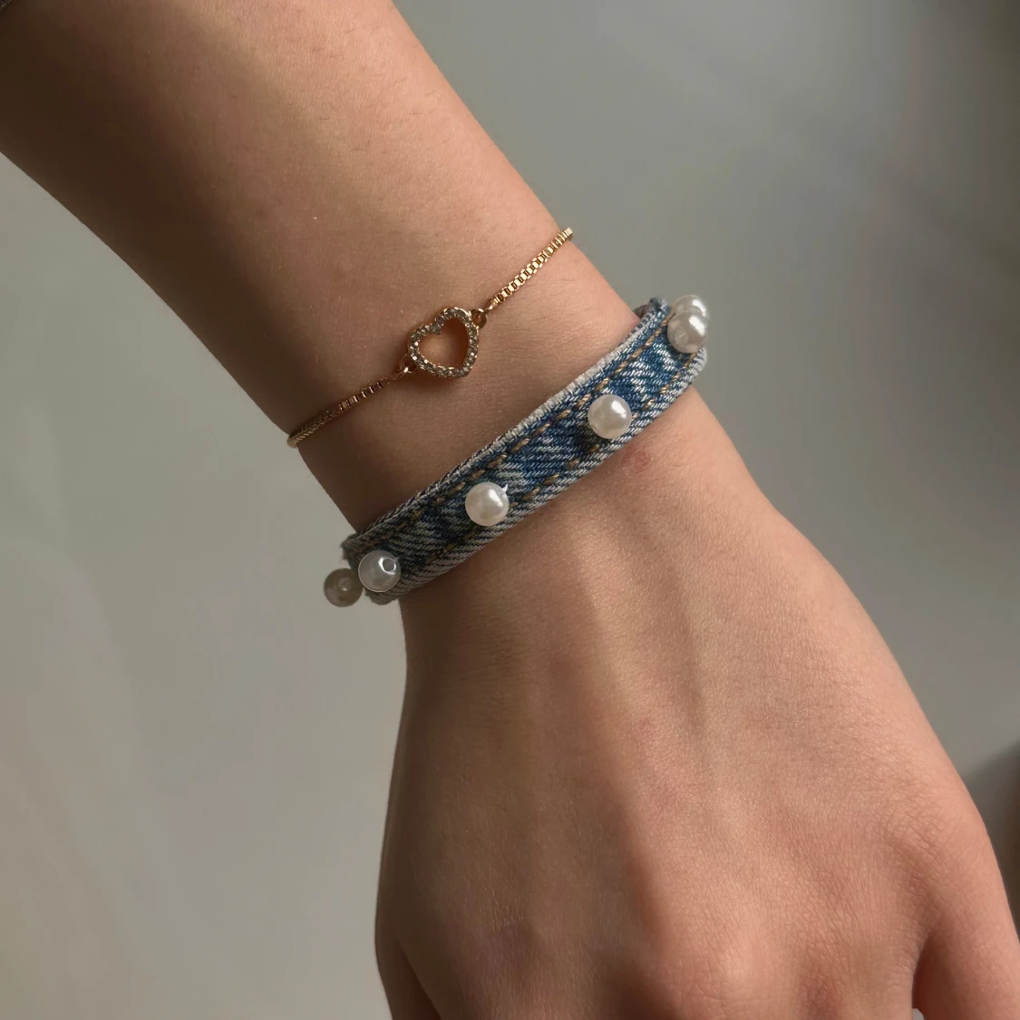 Jeansarmband - 1