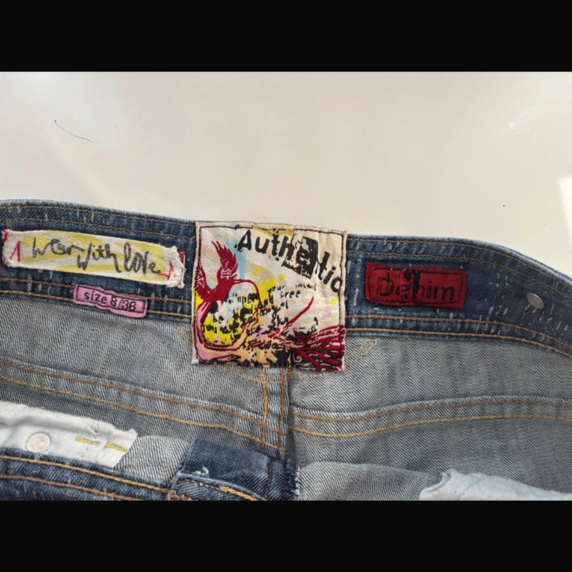 Low waist jeans shorts - 3