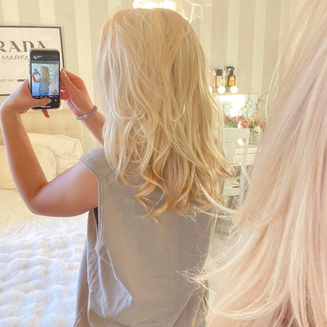 Beige ärmlös topp - 1