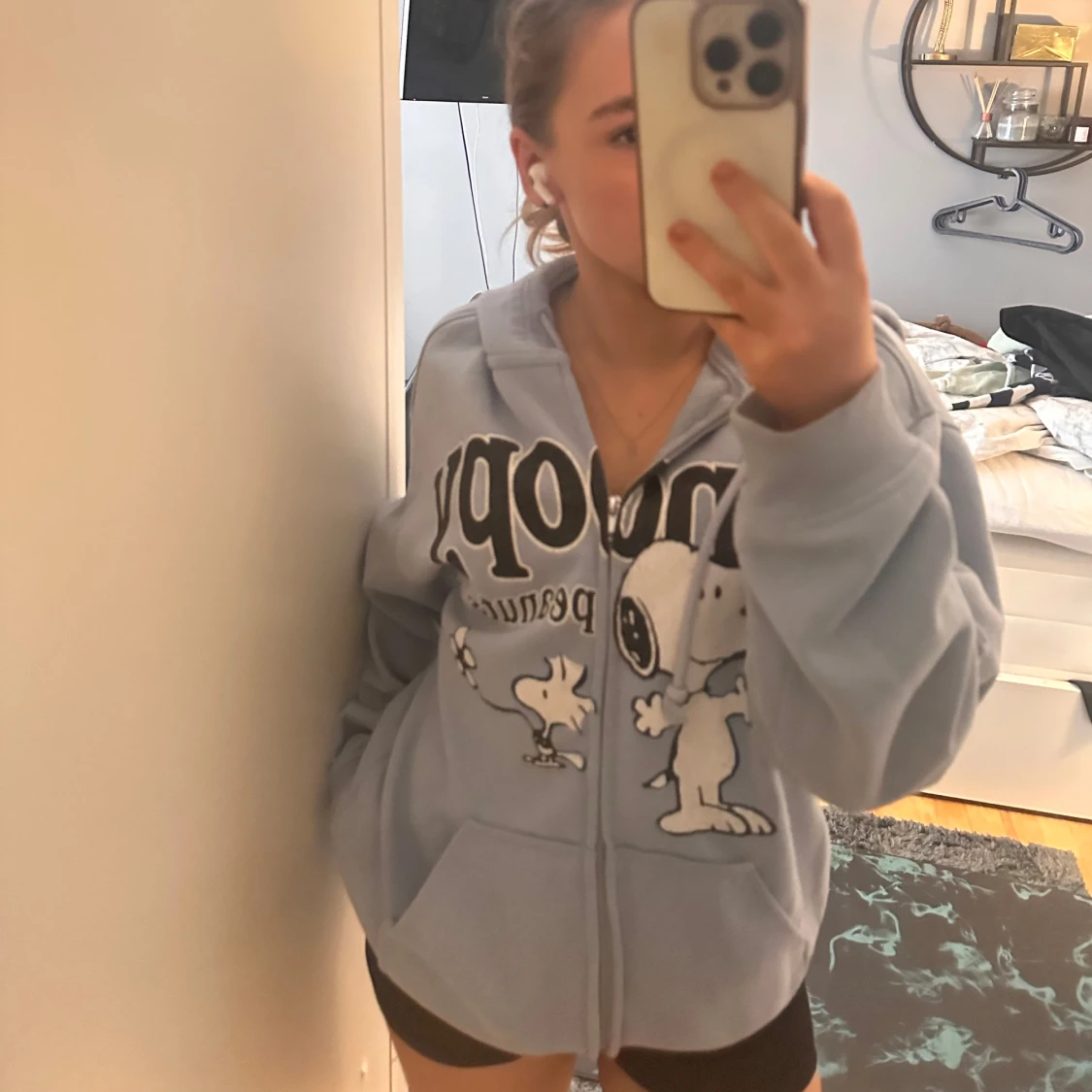 LjusblĂ„ sip up hoodieđ