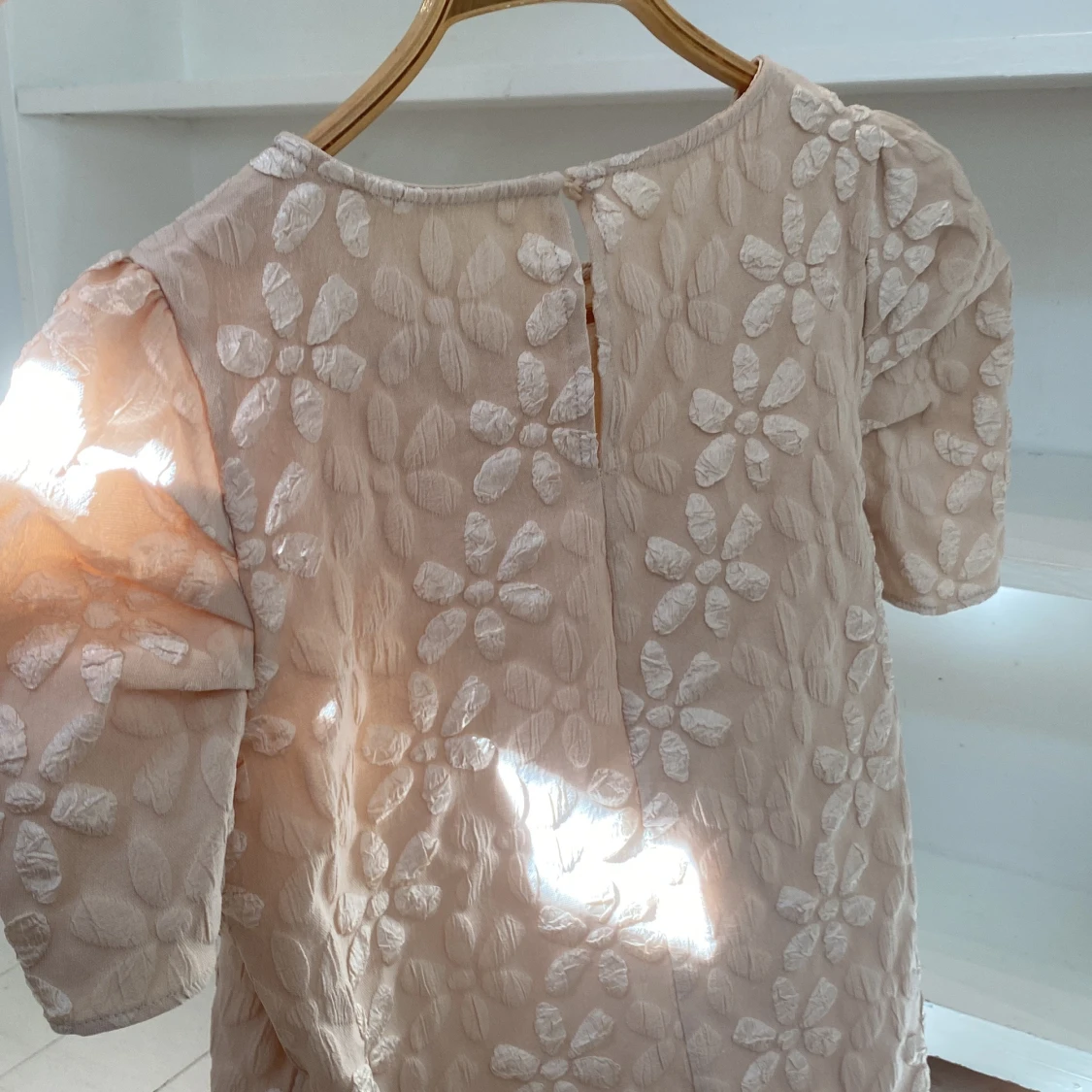 Champangefärgad blus  - 1