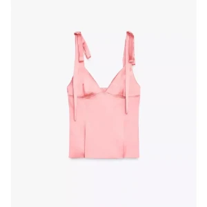 Rosa satinlinne från Zara - HELT SLUTSÅLD!! Aldrig använd ❤️ postar inom 24h vid snabba köp❤️