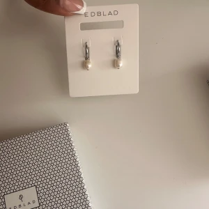 Edblad örhängen med pärlor silver  - Helt nya Edblad örhängen i silver. Säljer då jag fick dubbletter i student present!