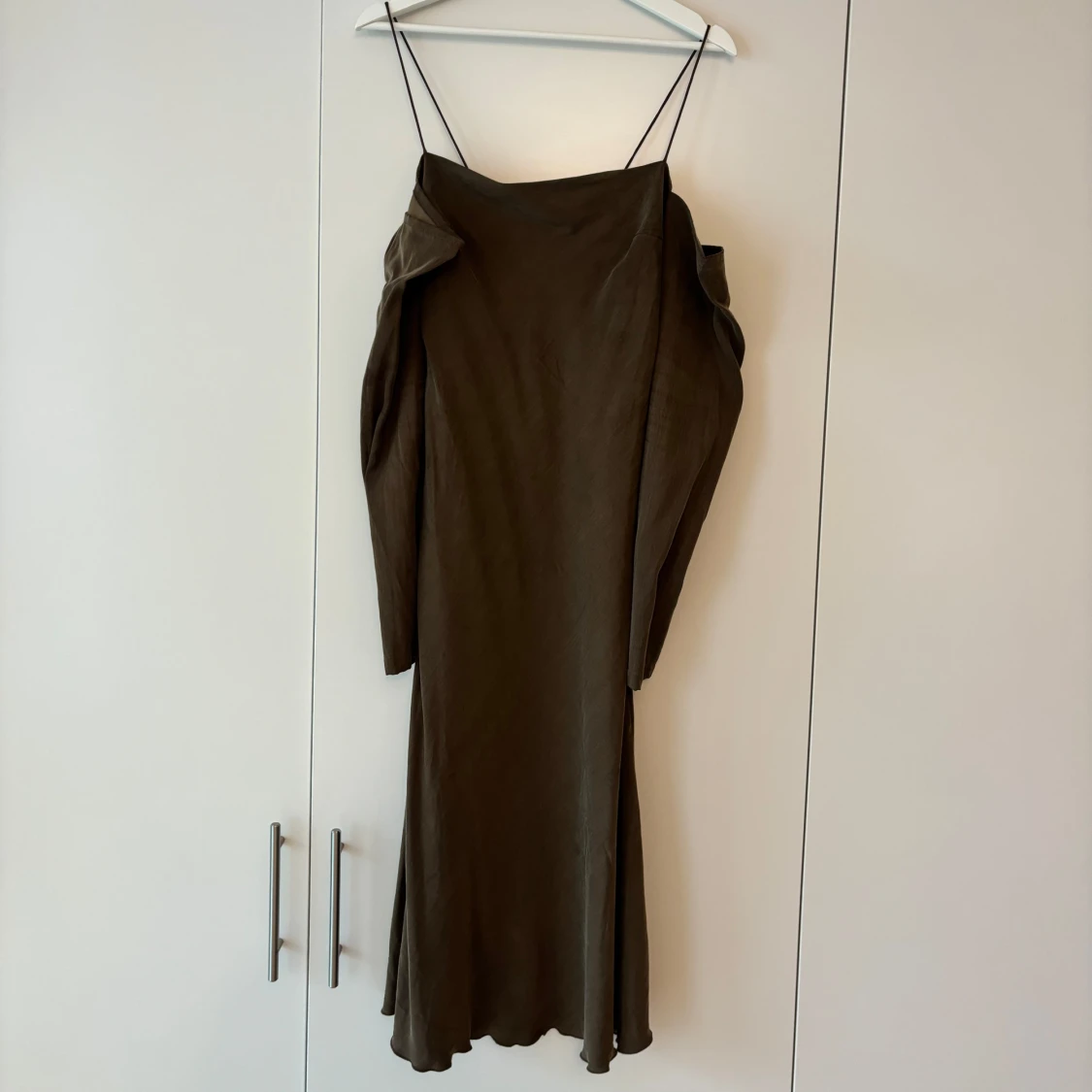 Djerf Avenue Dream Dress Long Sleeve Mocha - 4